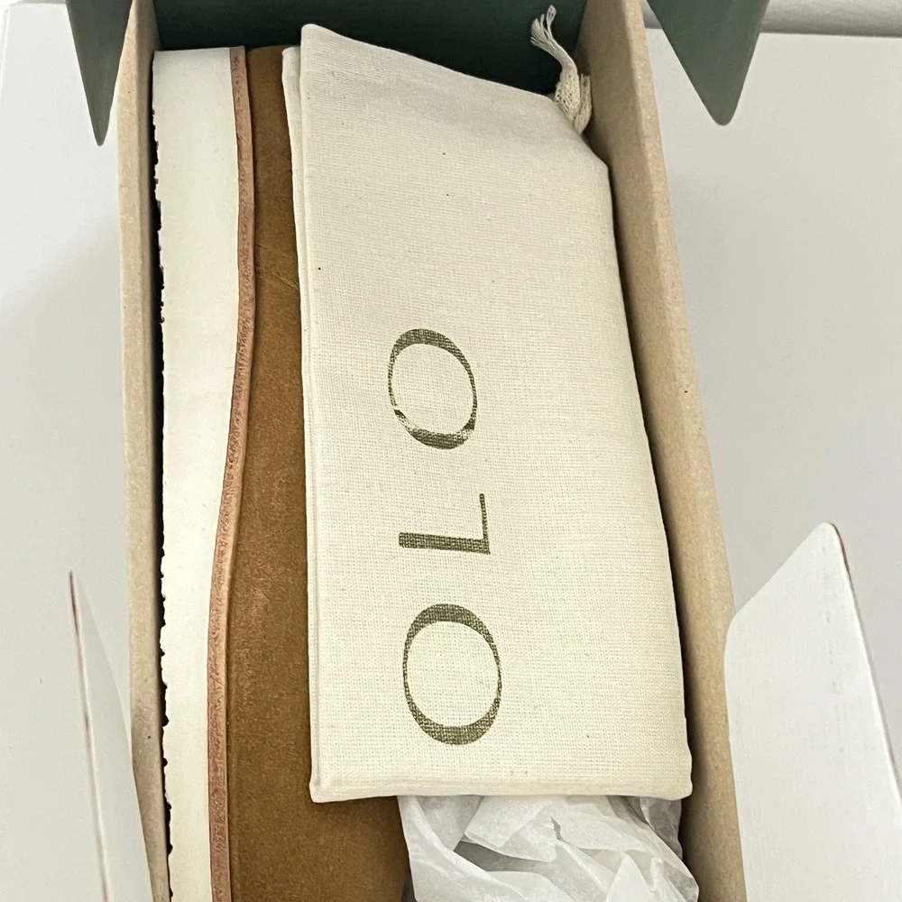 Nisolo Lightweight Flex Derby Mens Size 9 Tan Suede Leather MF-0031‎